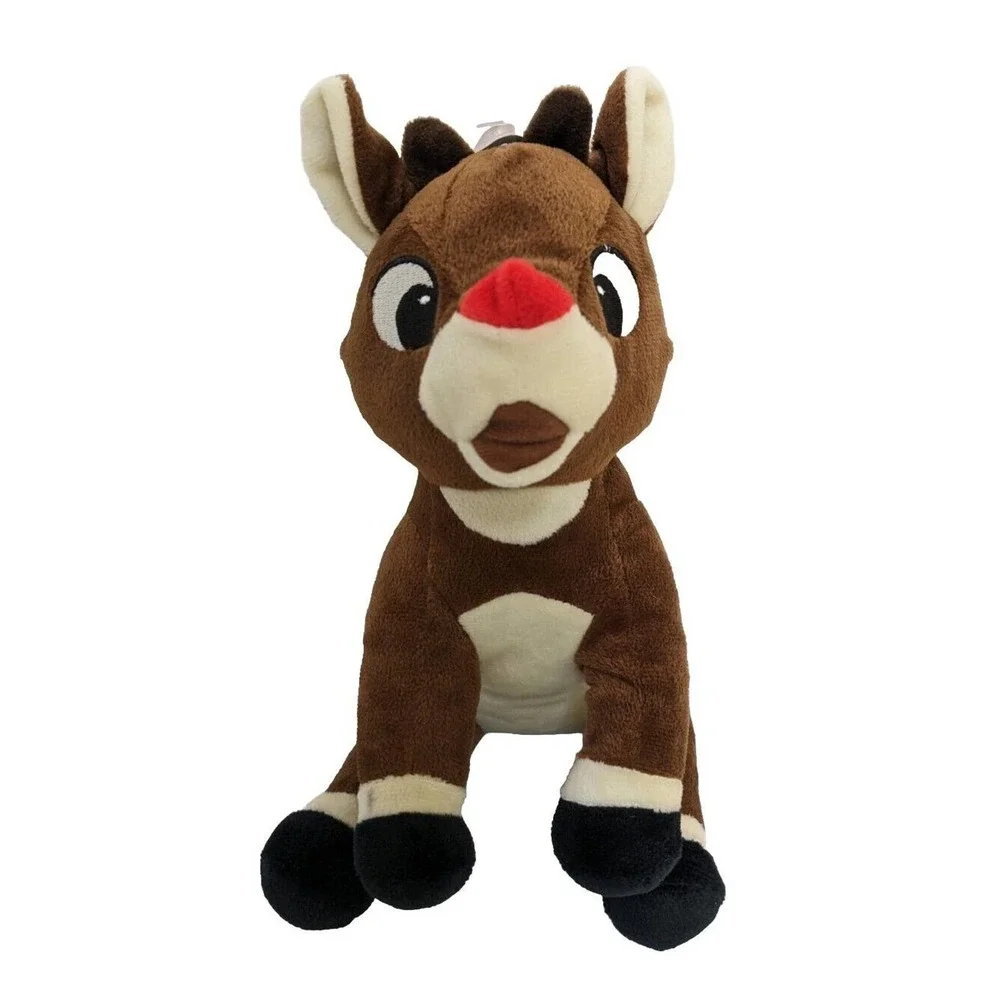 Rudolph The Red Nose Reindeer Plush Stuffed Dog Pet Toy New Christmas Gift